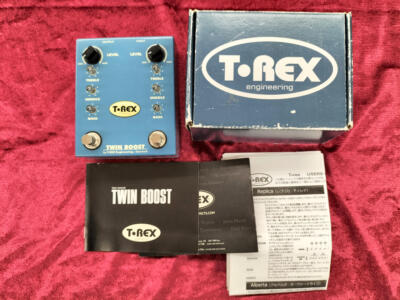 ギター t-rex twin boost TWIN BOOST T-REX Guitar Effect Pedal Tested From Japan used