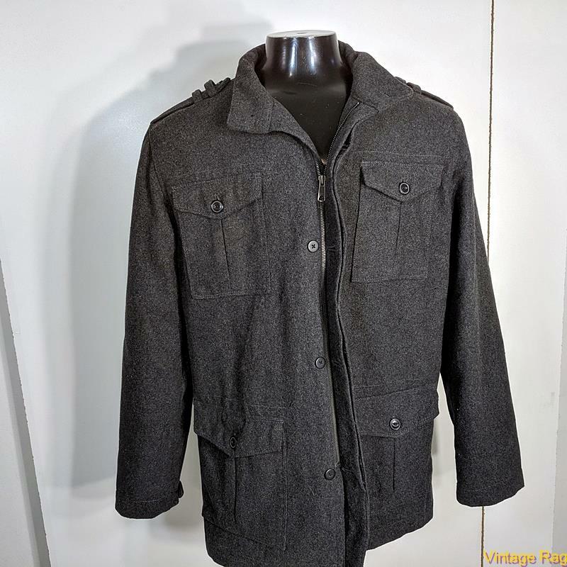 OLD NAVY Wool Jacket Coat Mens Size XL 