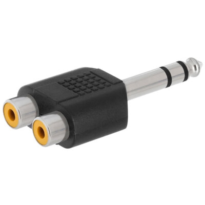 Jack 3.5mm Femmina A RCA Maschio Cavo Adattatore Da Jack 3.5mm Femmina A 2 RCA Maschio - 40 Cm, Per Collegare TV, Audio Adattatore Audio Femmina A Maschio - Foto 14