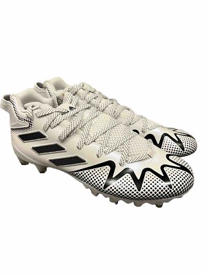 Adidas Freak 22 Team Football Cleats White Black GX4066 Mens Size 10.5 New