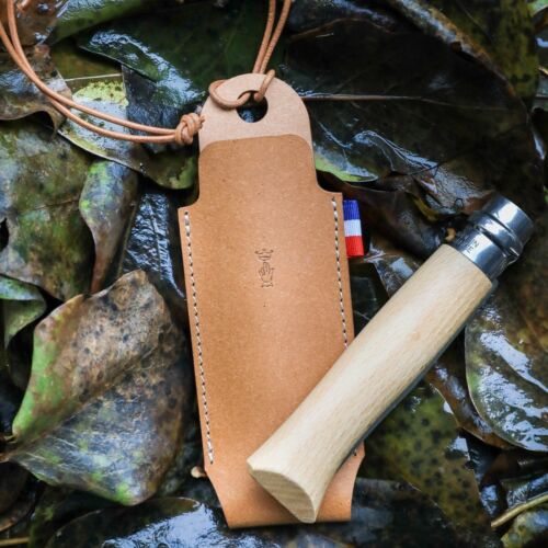 Opinel France Pocket Sleeve Regenerated Leather For No06-08 Knife 003100 - Picture 3 of 7