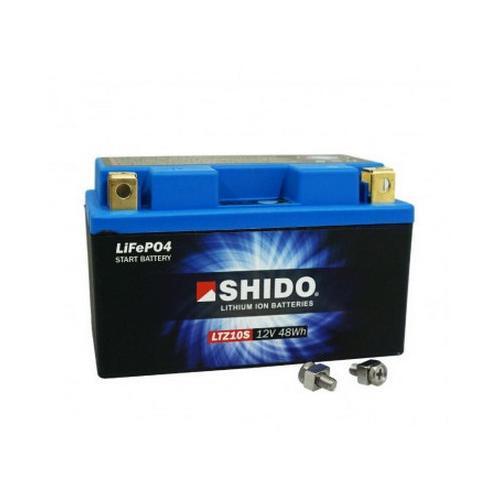 Batterie Shido Lithium LTZ10S 12V 4Ah prête à l'emploi avec indicateur de charge LED