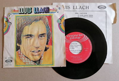 LLUIS LACH: Una Il 'lusió / Respont-me Prest 7'' 45T insert MOVIEPLAY SN-20.294
