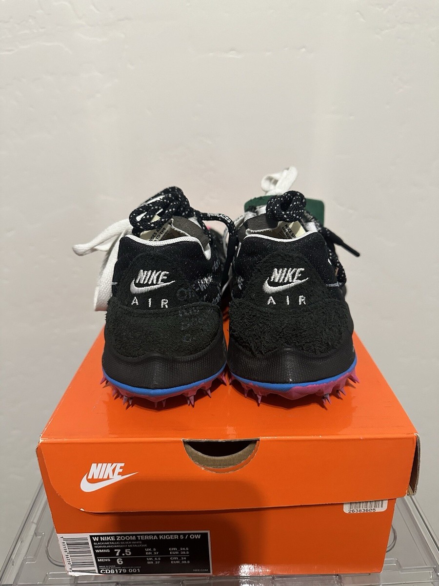 Nike Off-White x Air Zoom Terra Kiger 5 Black Pink Size