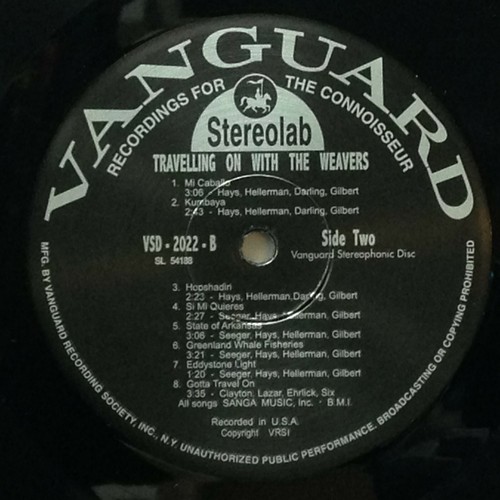 Weavers-Travelling On With-Cisco 2022-180 GRAM AUDIOPHILE - Picture 4 of 4