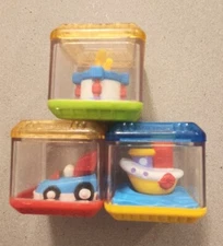 Fisher Price PEEK A BOO interactive BLOCKS Lot 3 Incrediblock Activity Center