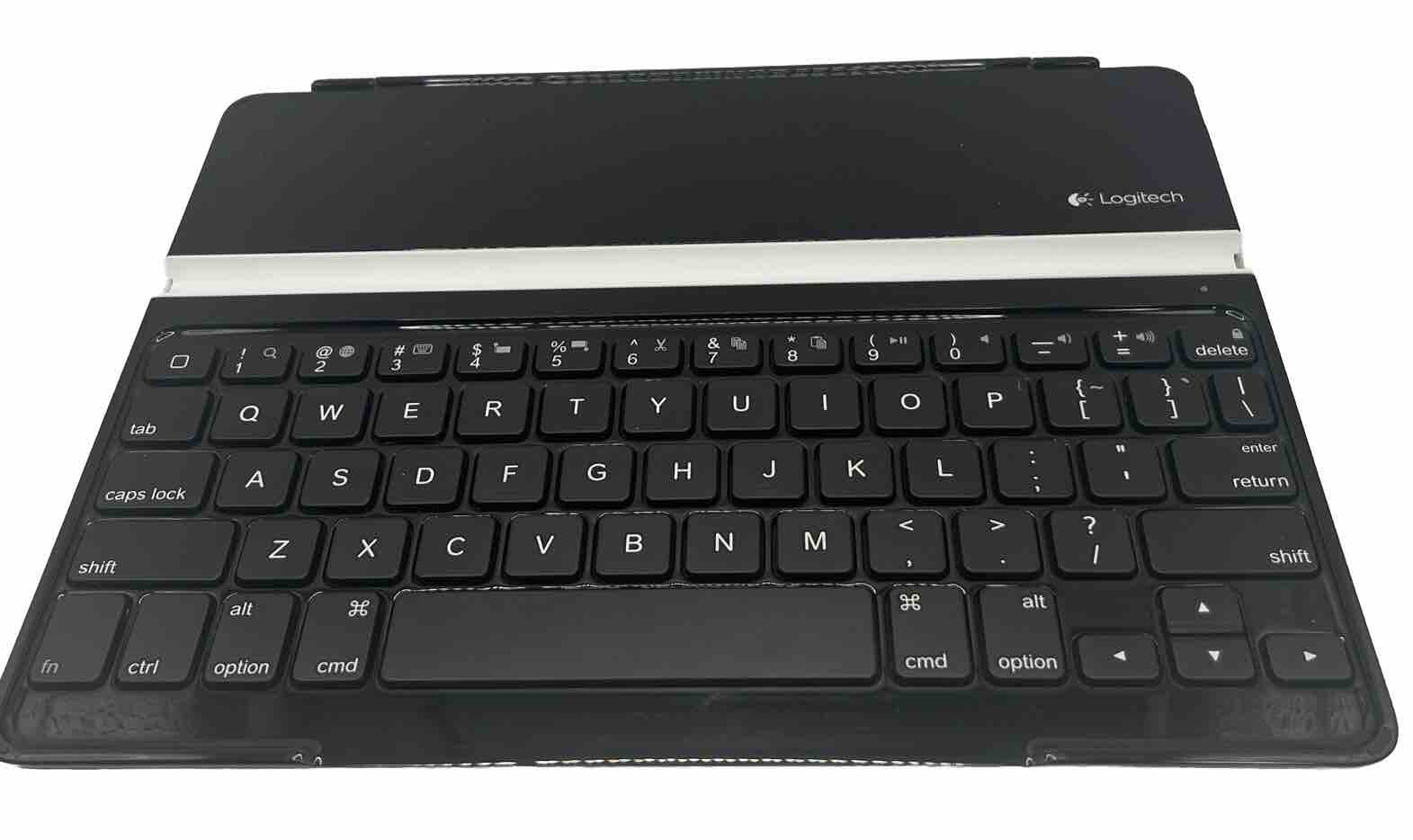 Logitech Ultrathin Keyboard for iPad 2 and iPad 3rd/4th Gen Black Untested-image