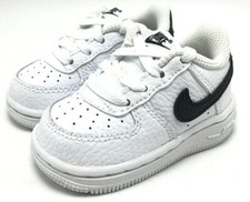 NEW TODDLER Baby Nike Air Force 1 Low TD White / Black CZ1691 100