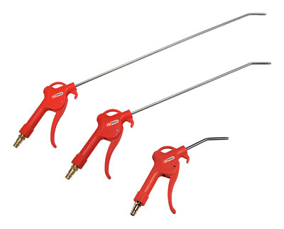 KS Tools Druckluft-Ausblaspistolen-Satz, 3-teilig, 95-510 mm - 515.1921