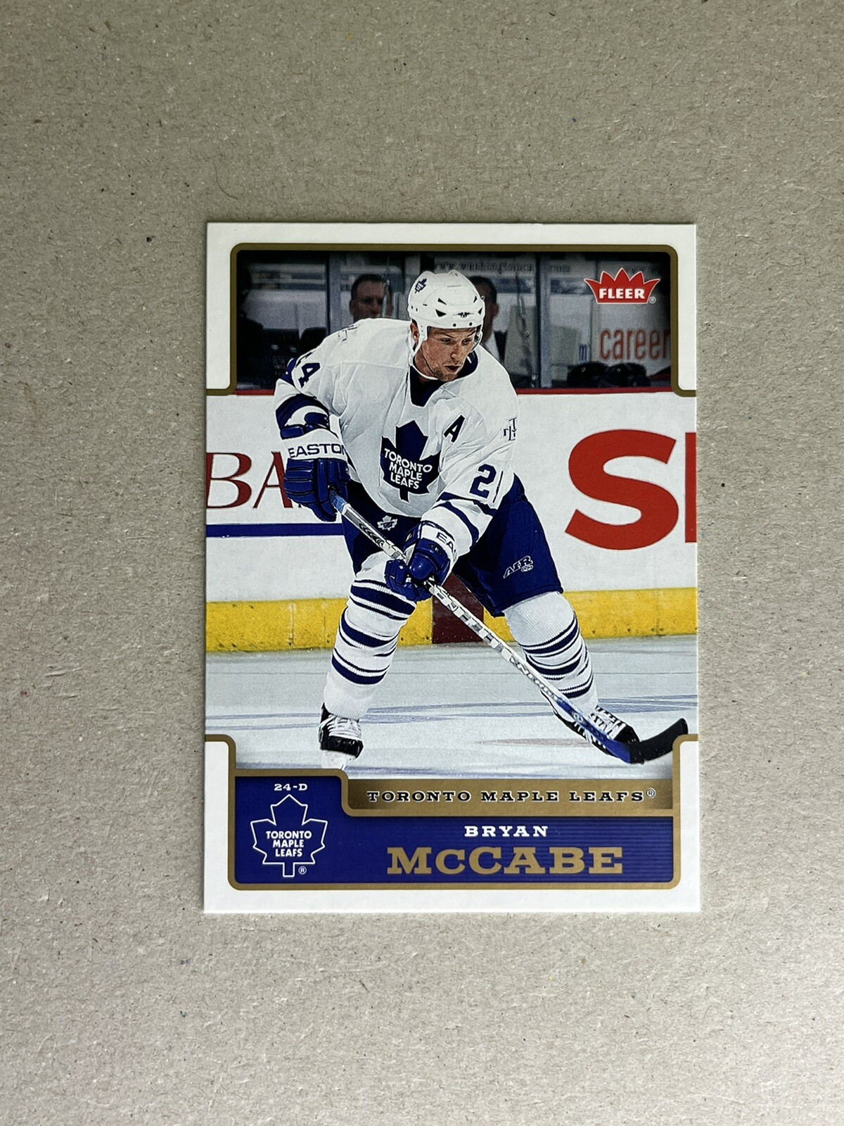2006-07 Fleer Maple Leafs #182 Bryan McCabe