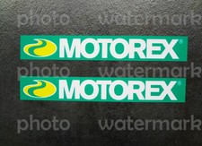 2pc Motorex Oil Sticker Decal Stickers Graphic Adesivi Racing Sponsor Enduro Mx