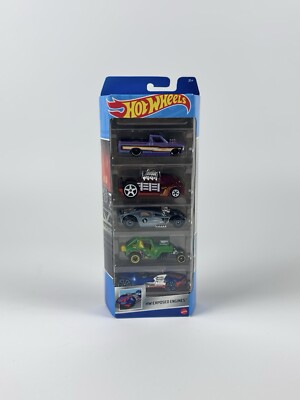 Mattel HLY79 Hot Wheels Exposed Engines 5er Auto Set NEU & OVP