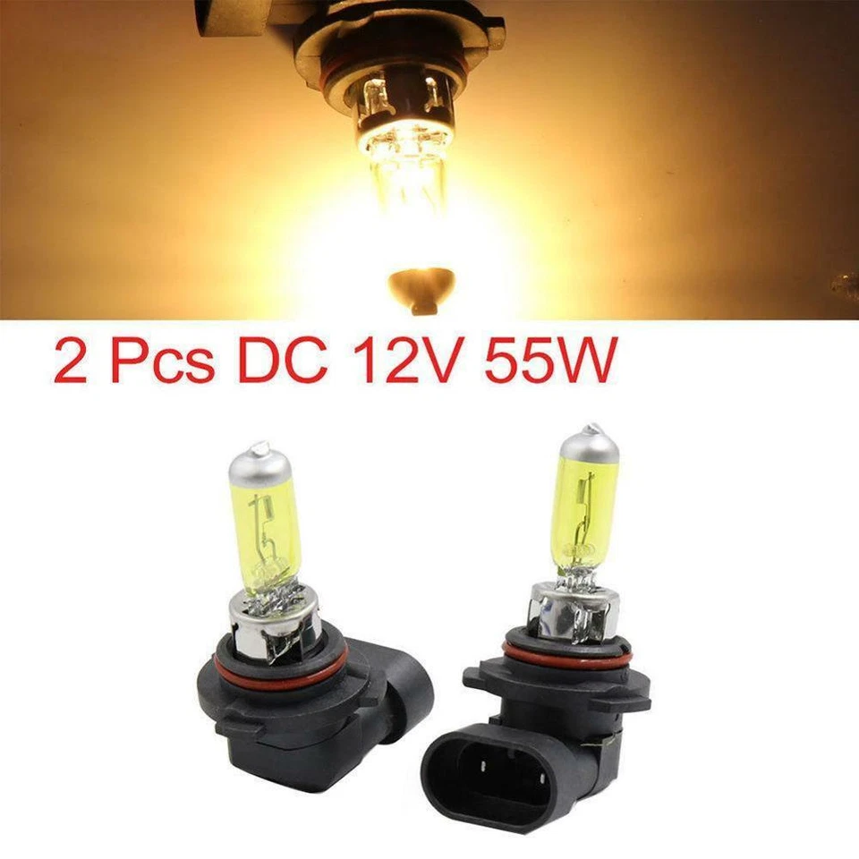 4X HB4 9006 Yellow Halogen Lamp 12V 55W 3000K Car HeadLight Bulb Quartz Fog Bulb - Image 4 of 4