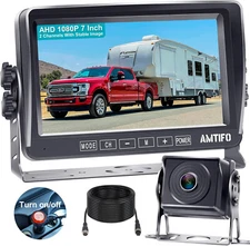 Backup Camera RV Metal Waterproof - Plug and Play Easy Set up