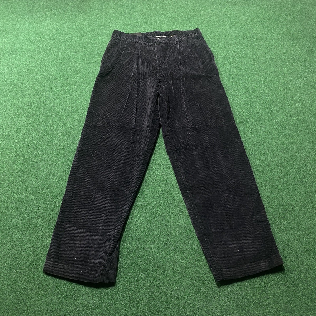 パンツ Painter C / CORDUROY BLACK 34 Vintage Corduroy Pants Mens 34 Black Y2K Loose Fit Heavy