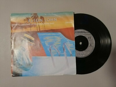  Elton John    Cold As Christmas (In The Middle Of The Year)    7'' Vinyl Record 