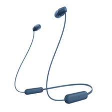 Sony WI-C100 Wireless Bluetooth Earbud Neckband Headphones BLUE WIC100 12 USED