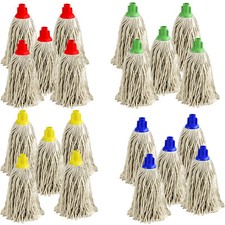 PY16 Cotton Mop Head Heavy Duty Plastic Socket Replacement Jumbo Mop Heads Bulk