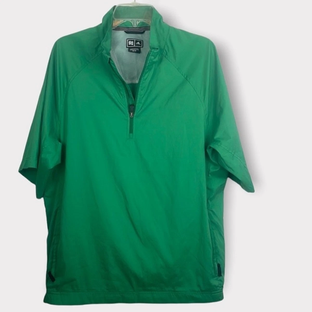 Adidas short deals sleeve golf jacket
