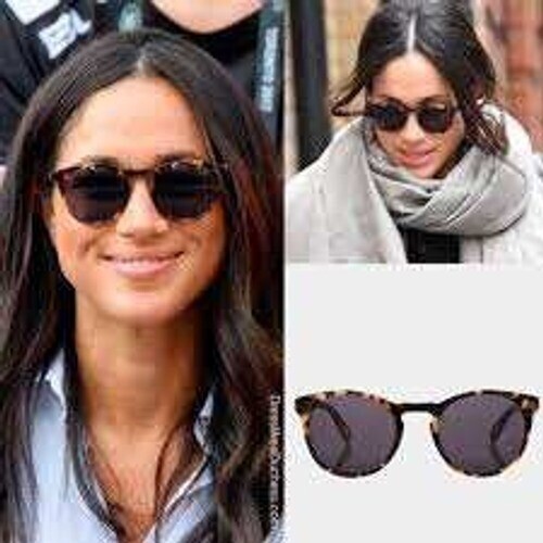 Finlay London Percy Sunglasses Round Frame Tortoise Shell Italy Megan Markle