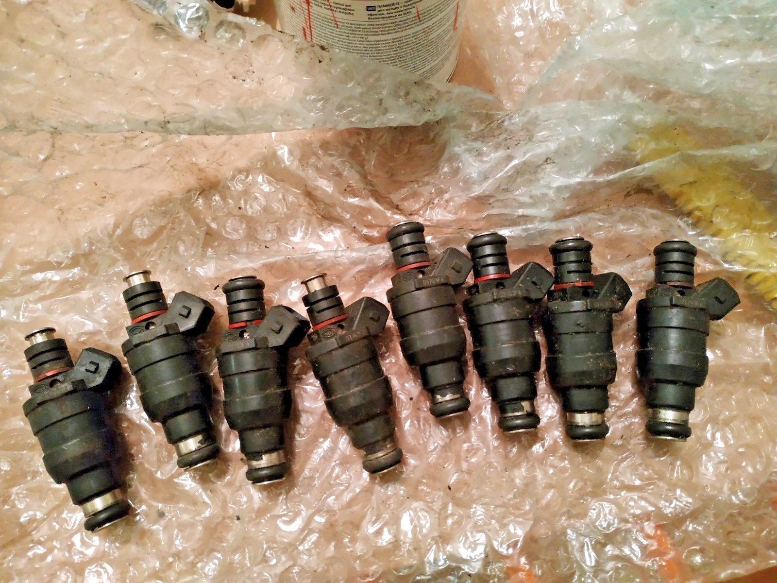 1 x BMW E39 540i E38 740i M60 M62 V8 FUEL INJECTORS OEM LUCAS  