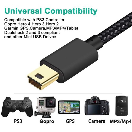 Original Motorola 5FT Mini-USB Charging Data Cable for V3 V180 V188 V220 V325 - Picture 10 of 13