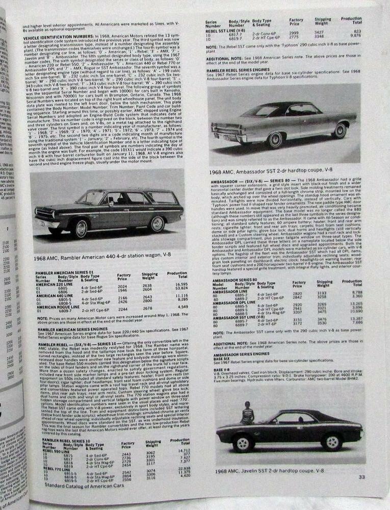 1946-1975 Standard Catalog of American Cars - Second Edition