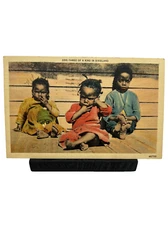 Vintage 1940s D511 Three of a Kind in Dixieland Postcard Unused #46733