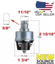 FORKLIFT UNIVERSAL IGNITION KEY STARTER SWITCH 972421 972576 CATERPILLAR TO008A