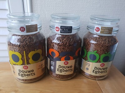 Orla Kiely Set 3 Limited Edition Glas Douwe Egbert Kaffeedose NEU RAR!