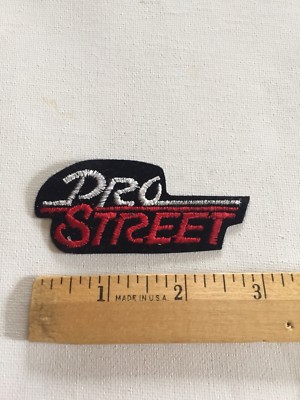 Pro Street Patch Embroidered , Vintage Rare Beautiful Automobilia