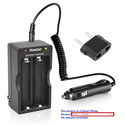 Kastar 2600mAh Battery Travel Charger for Coast ZX850 Battery with Micro-USB