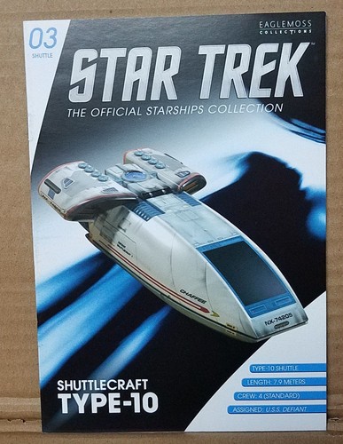 Star Trek Eaglemoss Collectible Starship Shuttle Shuttlecraft Your Choice - Picture 11 of 75
