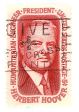 Scott #1269- Herbert Hoover, US President- UNH- 5 cent U.S. Stamp 1965