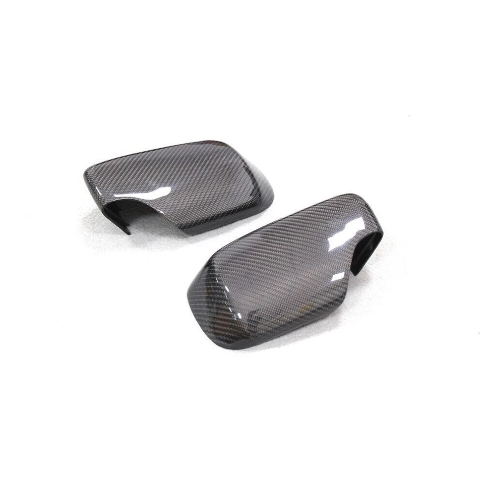 Tapas de cubierta de espejo retrovisor de fibra de carbono para BMW E39 E46 Foto 2 de 4