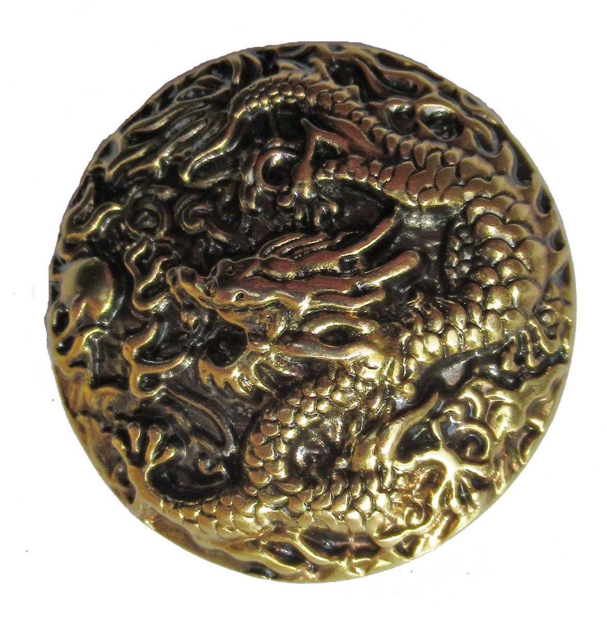 Masque Chinois broche badge pins en métal coulé