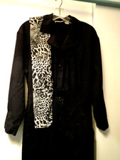 Melissa Lane One Piece black Jumpsuit 1970s Vintage Size 8 Very Good Condition