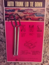 VINTAGE HOLLYWOOD ACCESSORIES AUTO TRUNK LID TIE DOWN....# 130C