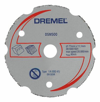 Dremel DSM20 Mehrzweck-Karbidtrennscheibe, DSM500 - 2615S500JB