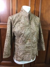 Coldwater Creekwomens Embroidered Blazer Size10 Gorgeous Lk Nw Must Have