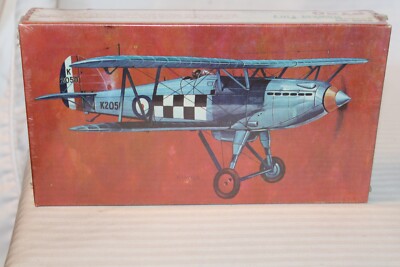 1/48 scale PYRO Models, Hawker Fury RAF Airplane Model Kit #P608 BN Sealed Box