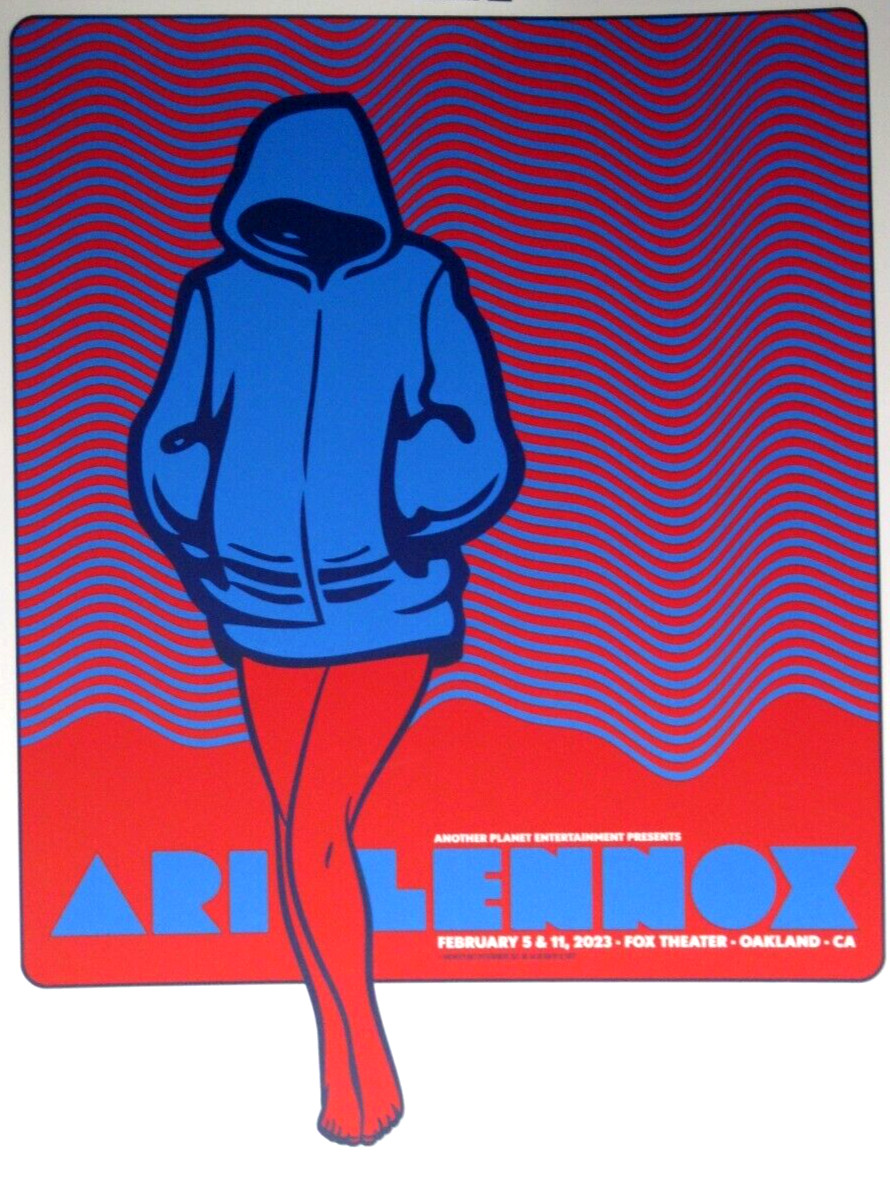 2-5,11-23/FOX Theatre, Oakland/#545/NEVER Rolled/CONCERT Poster