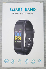 New Smart Band Fitness Health Sports Monitor Steps Heart Temperature Messages