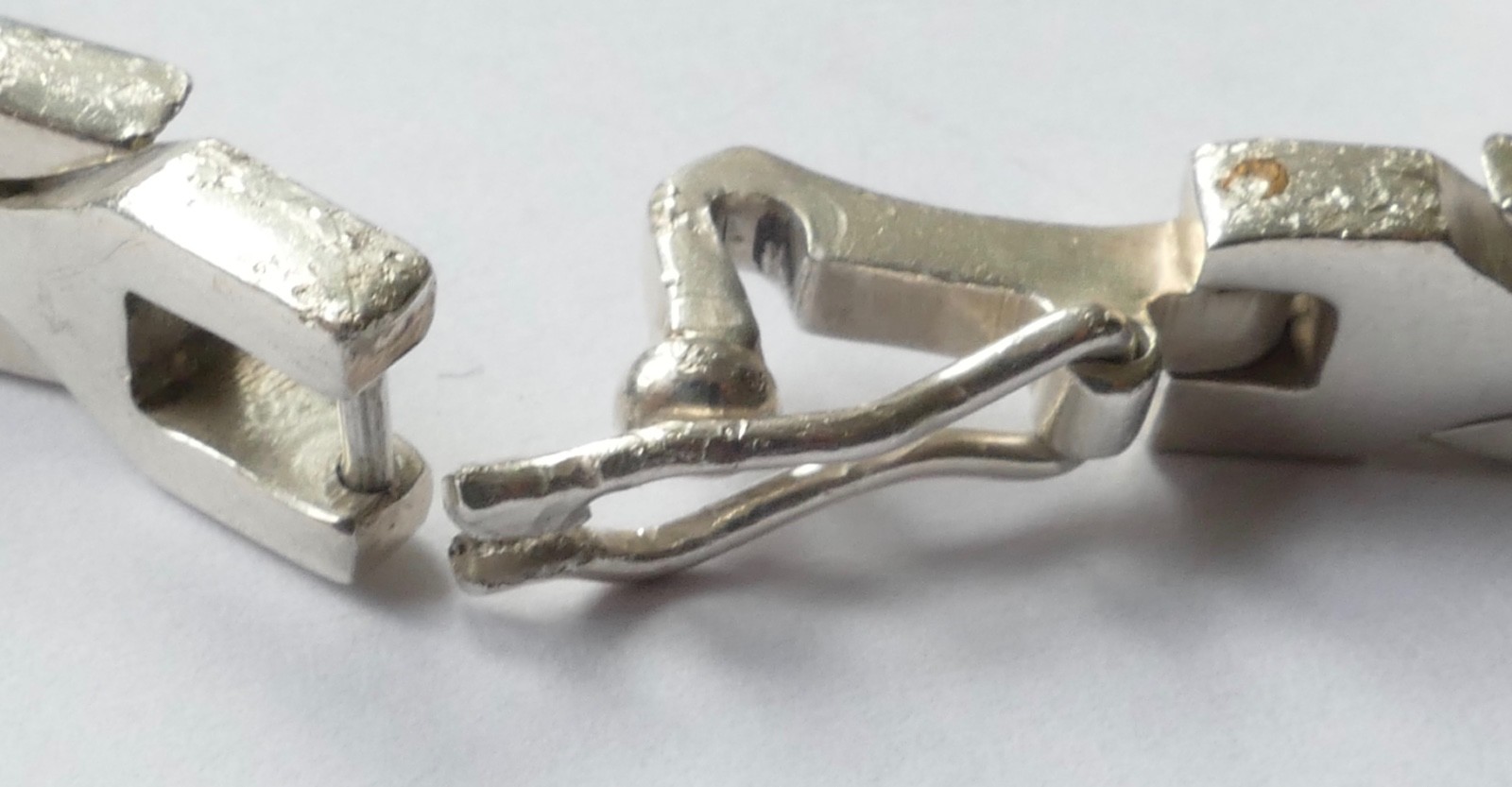 Solid bracelet Mexico simple timeless 925 silver … - image 6