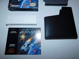 DESTINATION EARTHSTAR - Nintendo 1989 NES COMPLETE CIB - AUTHENTIC TESTED CLEAN