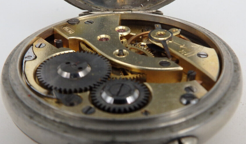 Offene Herrentaschenuhr Alpina / Union Horlogère Stahl/Nickel um 1910 (95296) - Picture 7 of 17