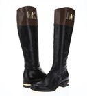 Womens Michael Kors 165020 Black Leather Knee High Boots sz. 5 M