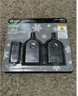 2 pack Commercial Electric 2 Oulet Wall Adapters with Remote - Wireless Outdoor