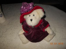 Boyds Bear Ms Rouge Chapeau Plush Red Hat Society Bear