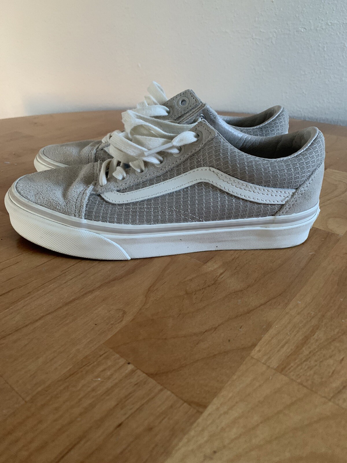 Men’s Vans 721356 Gray Skate Sneakers Size 4.5 Women’s 5.5-image